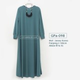 GPa-098 Gamis Polos Semi Klok